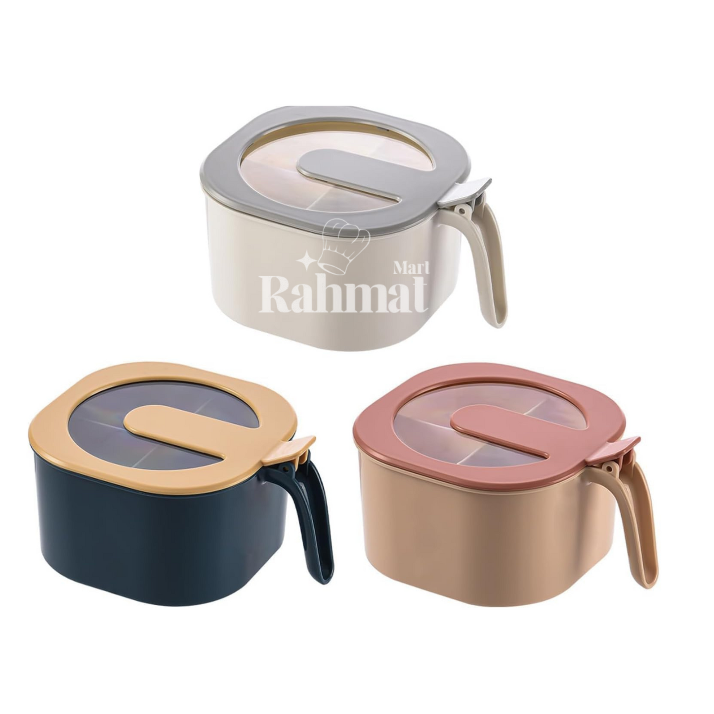 4 in 1 partition kitchen seasoning box